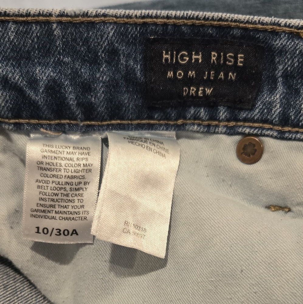 Lucky Brand High Rise Light Blue Denim Pants